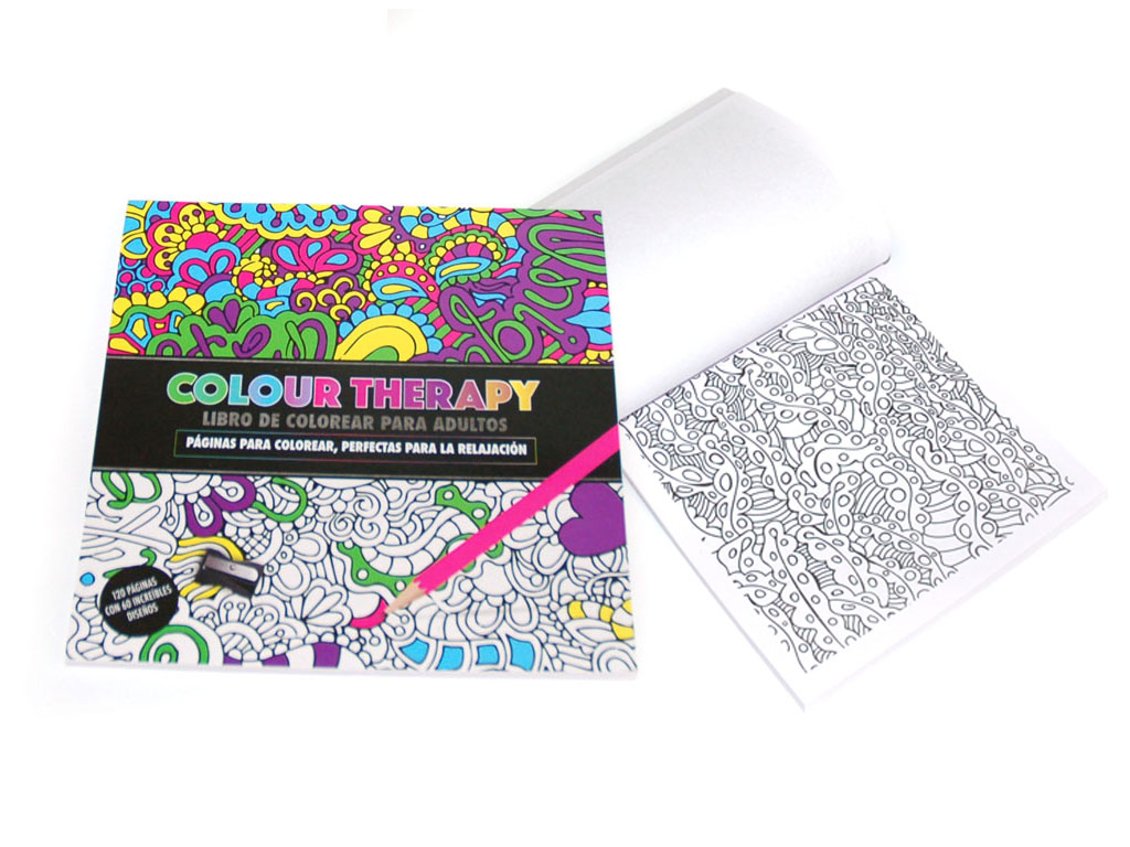 COLOUR THERAPY BOOK 120 PAGS. cod. 2500930
