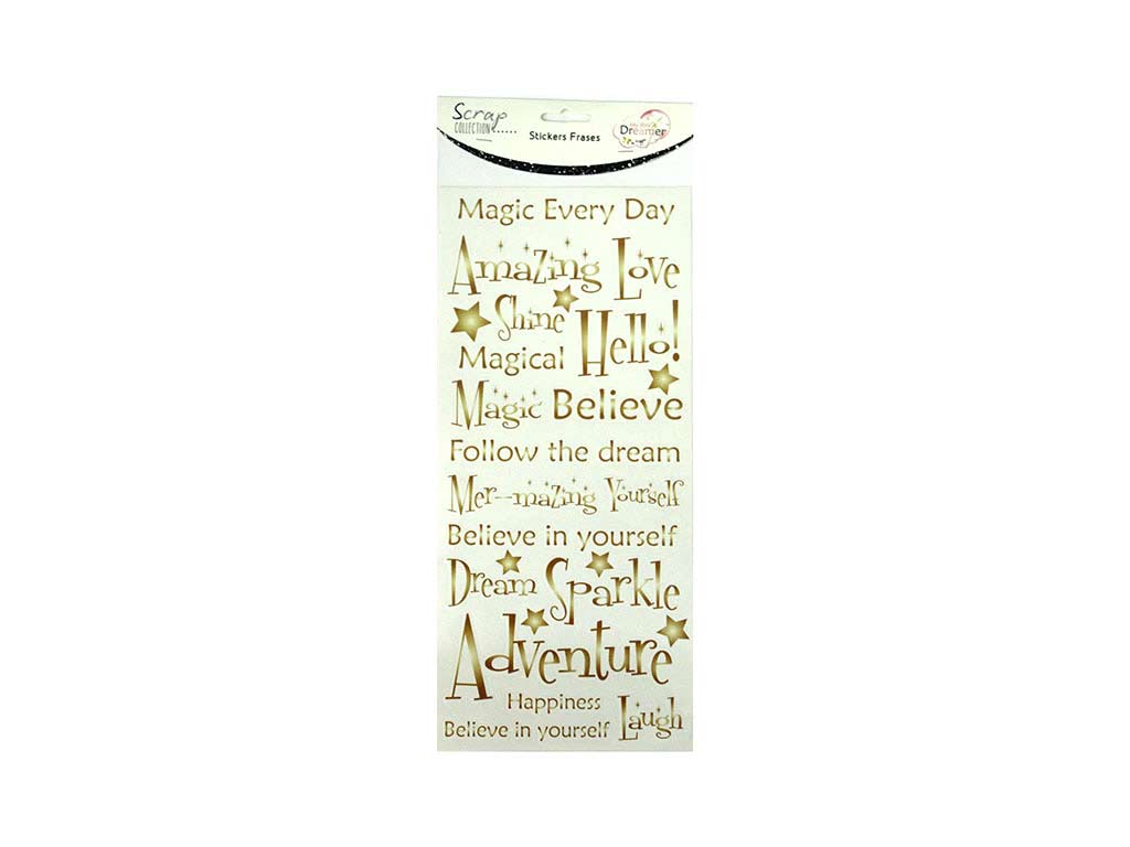QUOTES STICKERS MY LITTLE DREAMER cod. 2502001