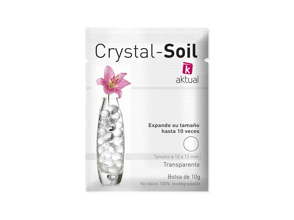 CRYSTAL SOIL 10GR. CLEAR cod. 3200118