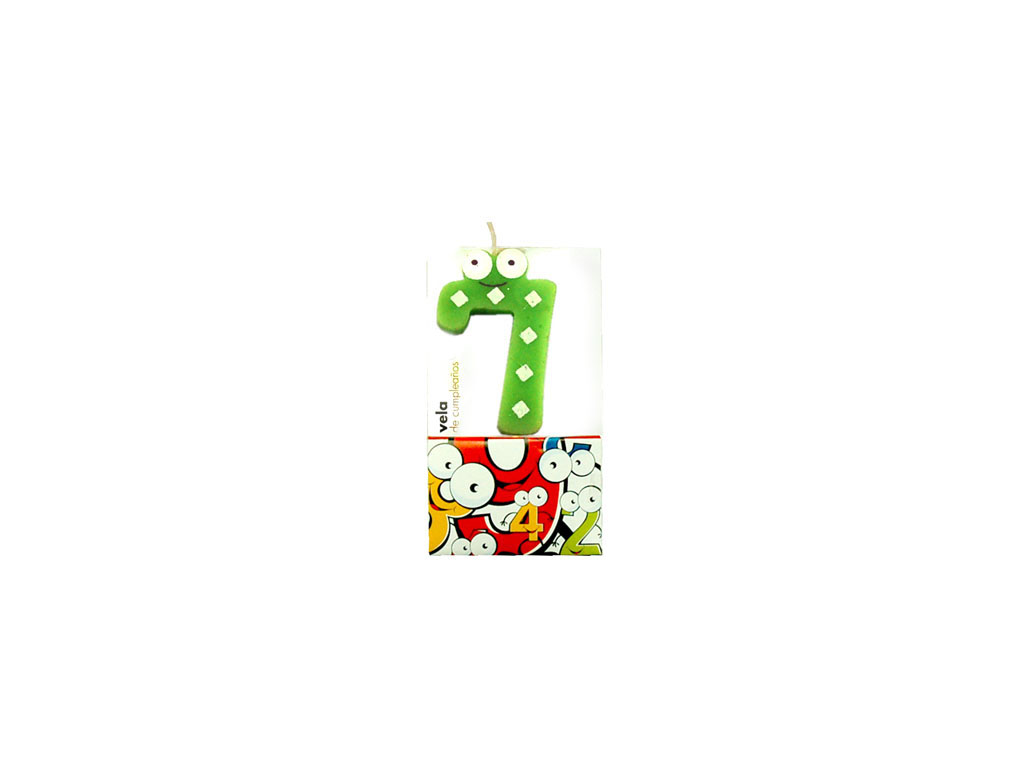 VELA INFANTIL ANIVERSARIO -7- cod. 3400385