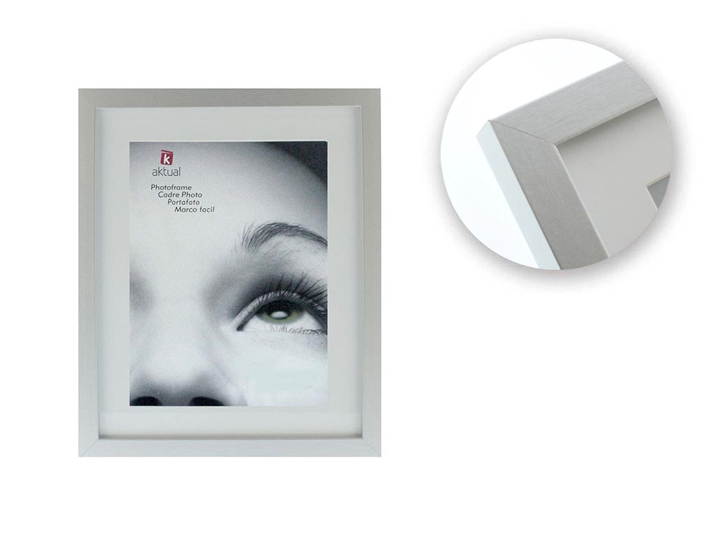 PORTAFOTO MDF 24X30 PP PLATA cod. 3501105