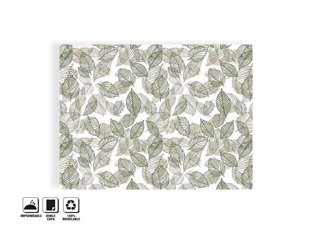 TABLECLOTH 132X178 LEAVES cod. 5400085