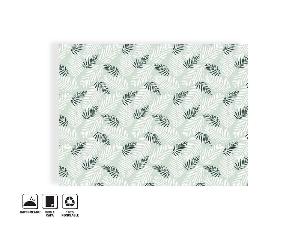 TABLECLOTH 132X178 BAMBOO LEAVES cod. 5400091