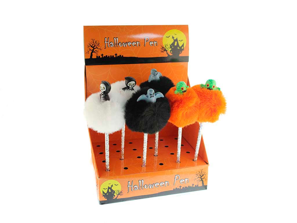 BOLIGRAFO POM POM HALLOWEEN SURT-4 cod. 5500421