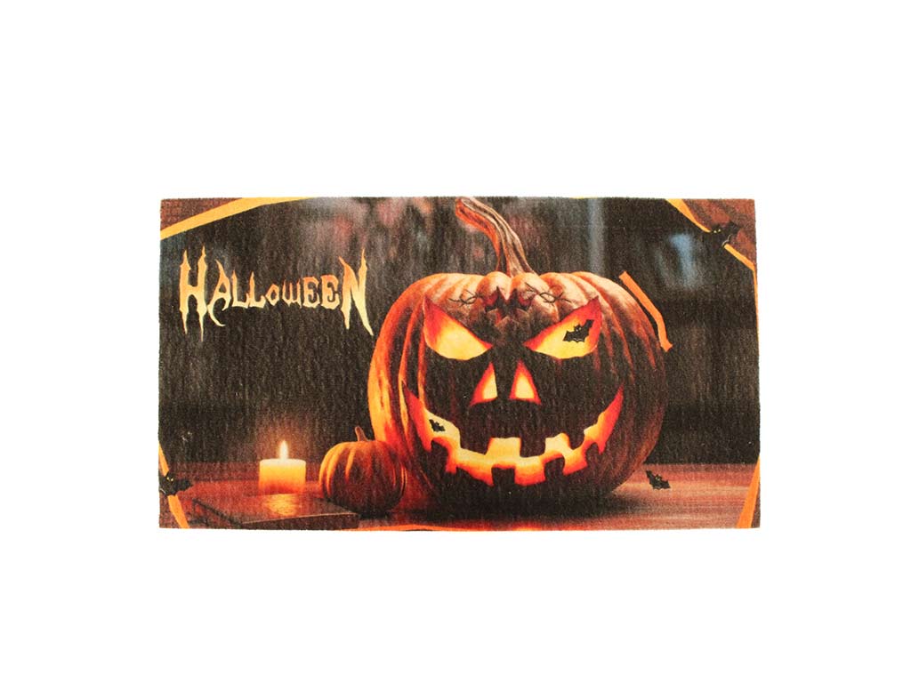 FELPUDO HALLOWEEN CALABAZA NARANJA cod. 5500427