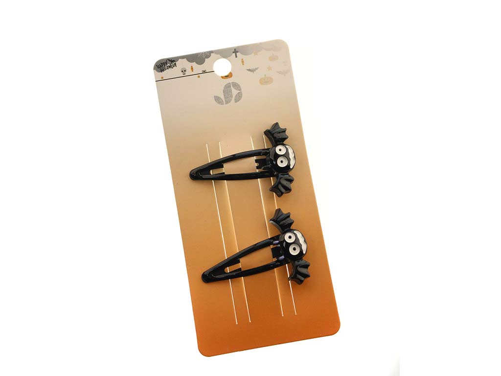 CLIPS HALLOWEEN MURCIELAGOS 2 PCS. cod. 5500431