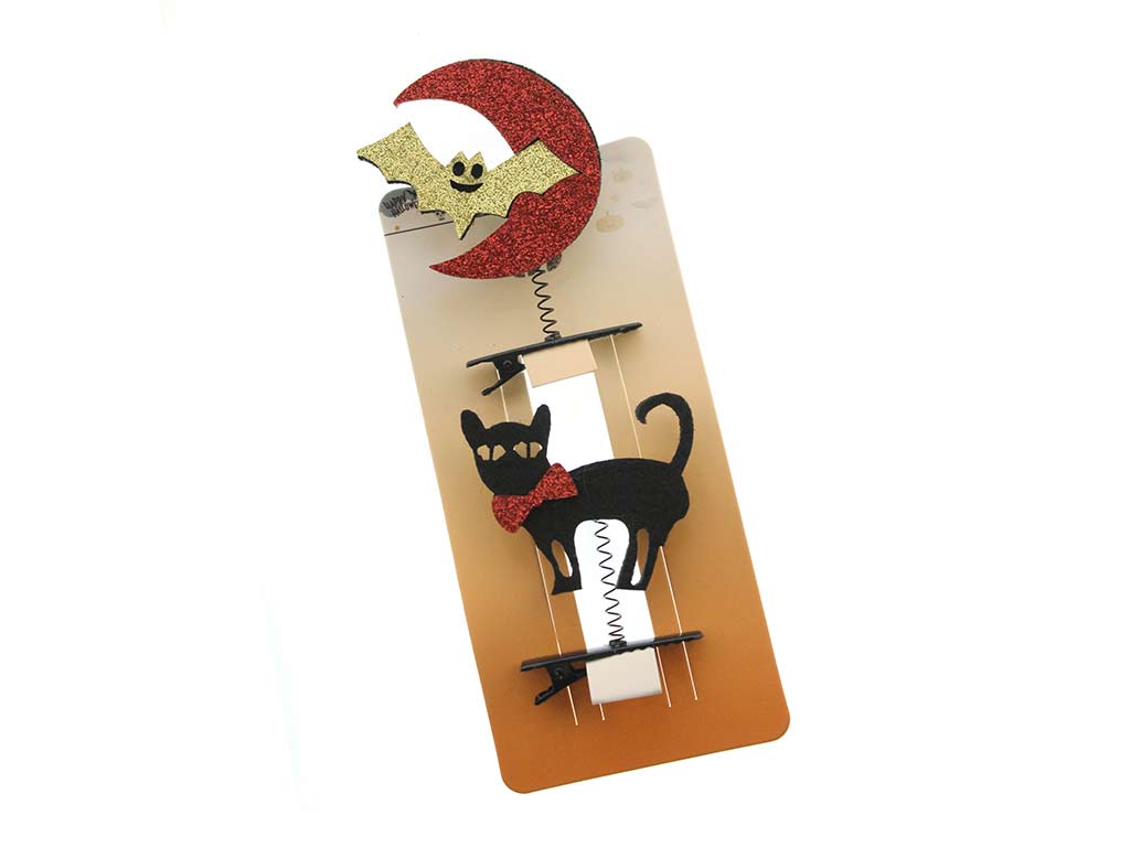 CLIPS HALLOWEEN MURCIELAGO-GATO cod. 5500447