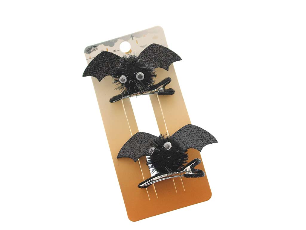 CLIPS HALLOWEEN MURCIELAGOS 2 PCS. cod. 5500448