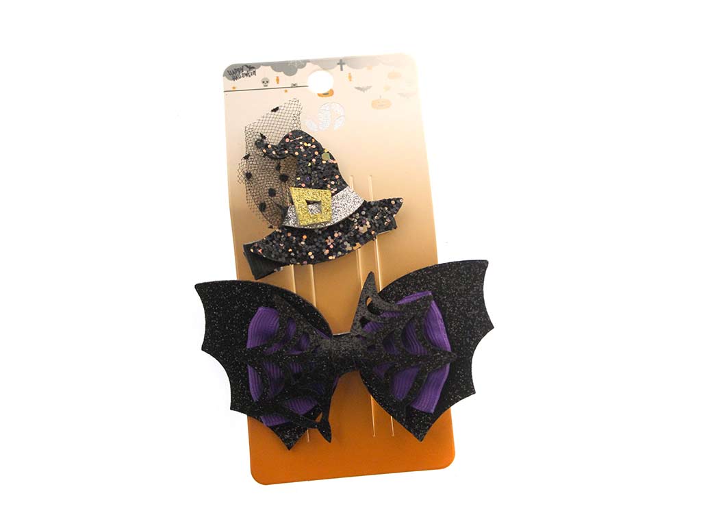 CLIPS HALLOWEEN SOMBRERO-LAZO MURCIELAGO cod. 5500455