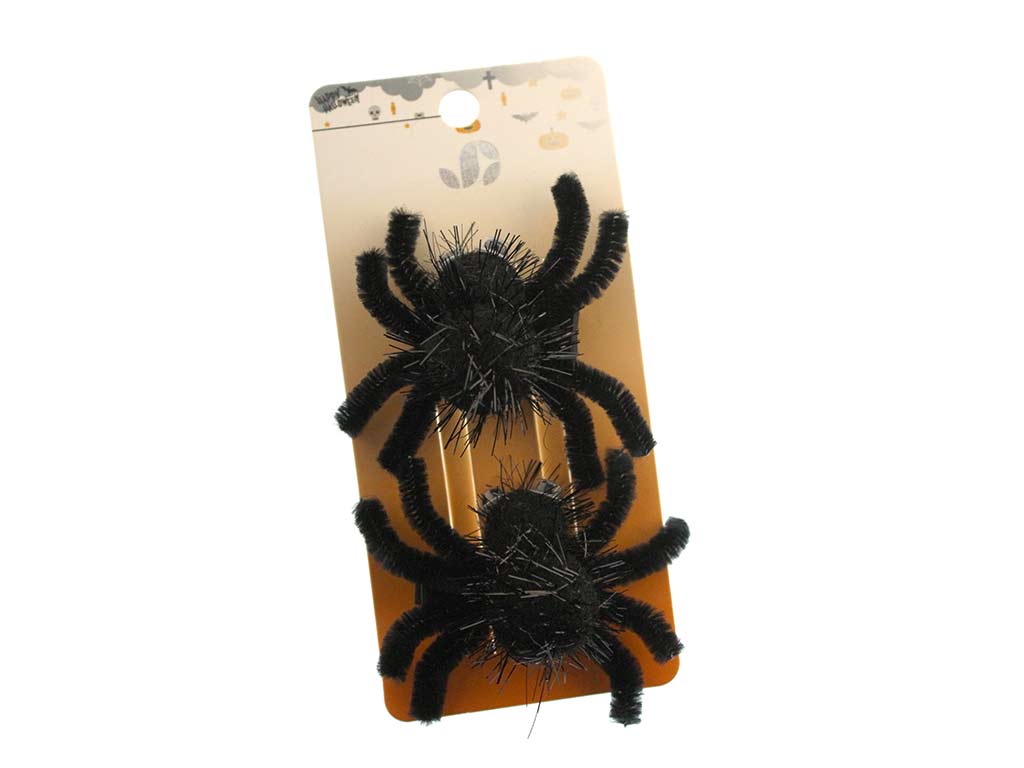 CLIPS HALLOWEEN ARAÑAS 2 PCS. cod. 5500460