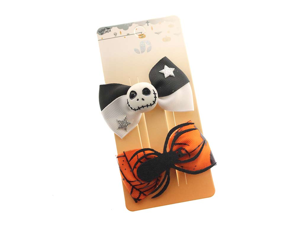 CLIPS HALLOWEEN CALAVERA-ARAÑA cod. 5500467