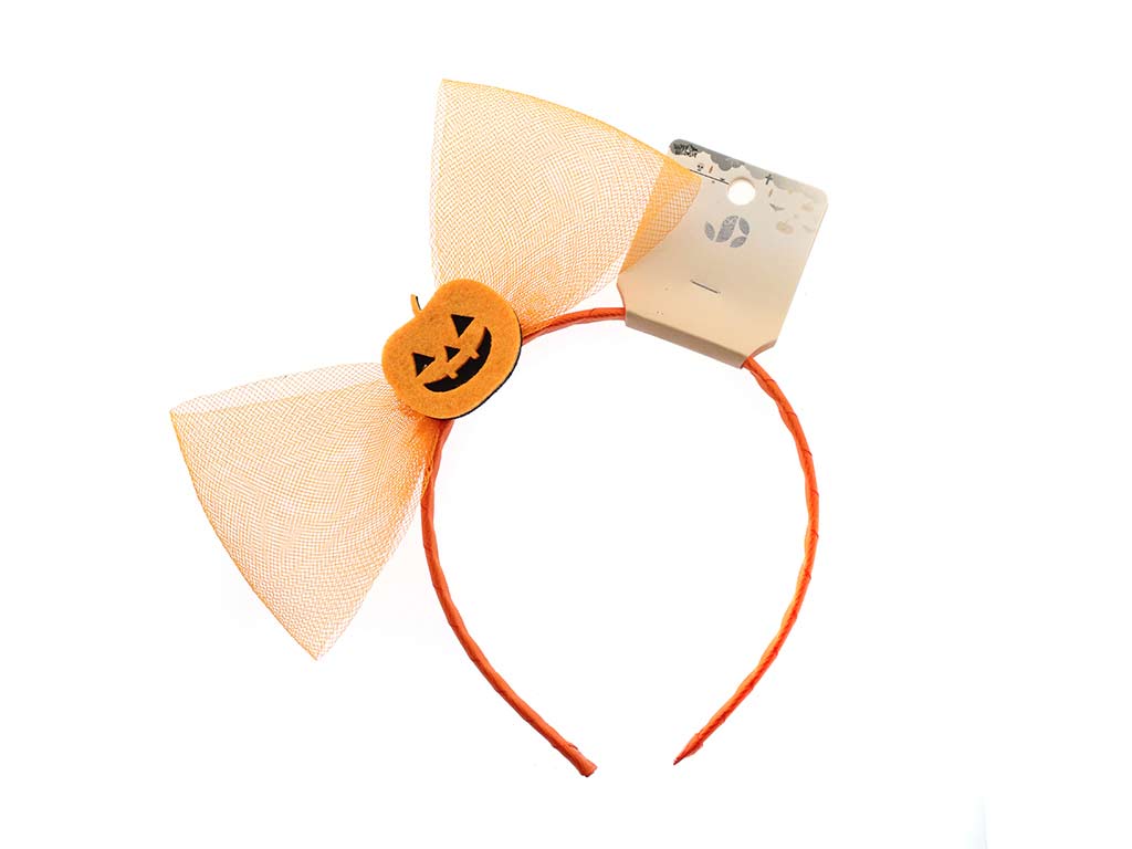 DIADEMA HALLOWEEN CALABAZA NARANJA cod. 5500481