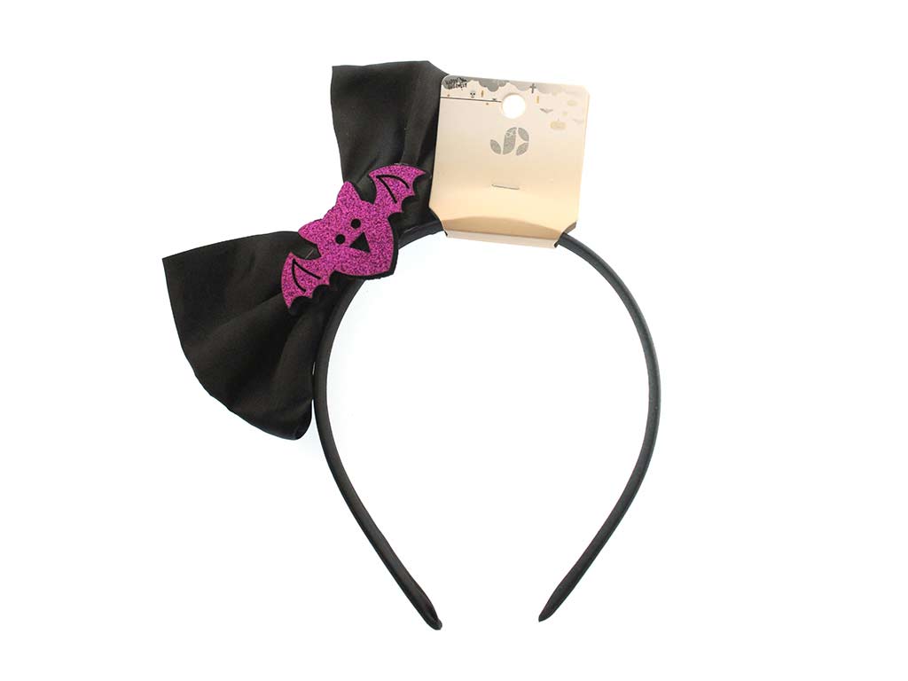 DIADEMA HALLOWEEN MURCIELAGO LAZO NEGRO cod. 5500485