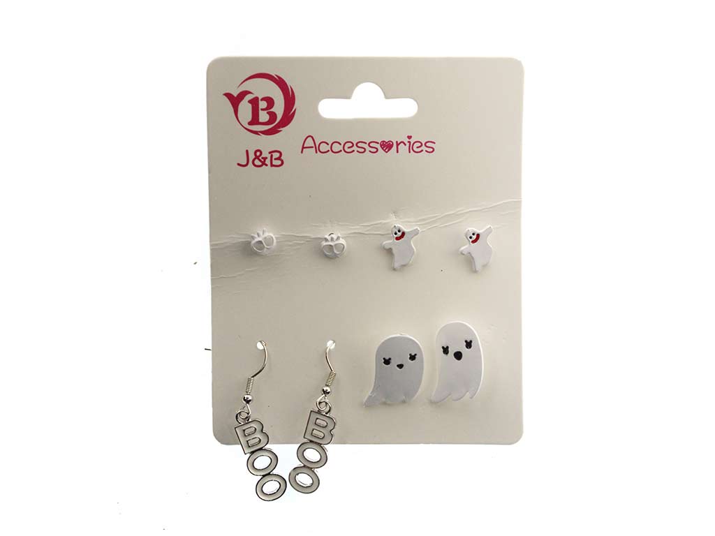 PACK 4 PARES PENDIENTES HALLOWEEN cod. 5500486