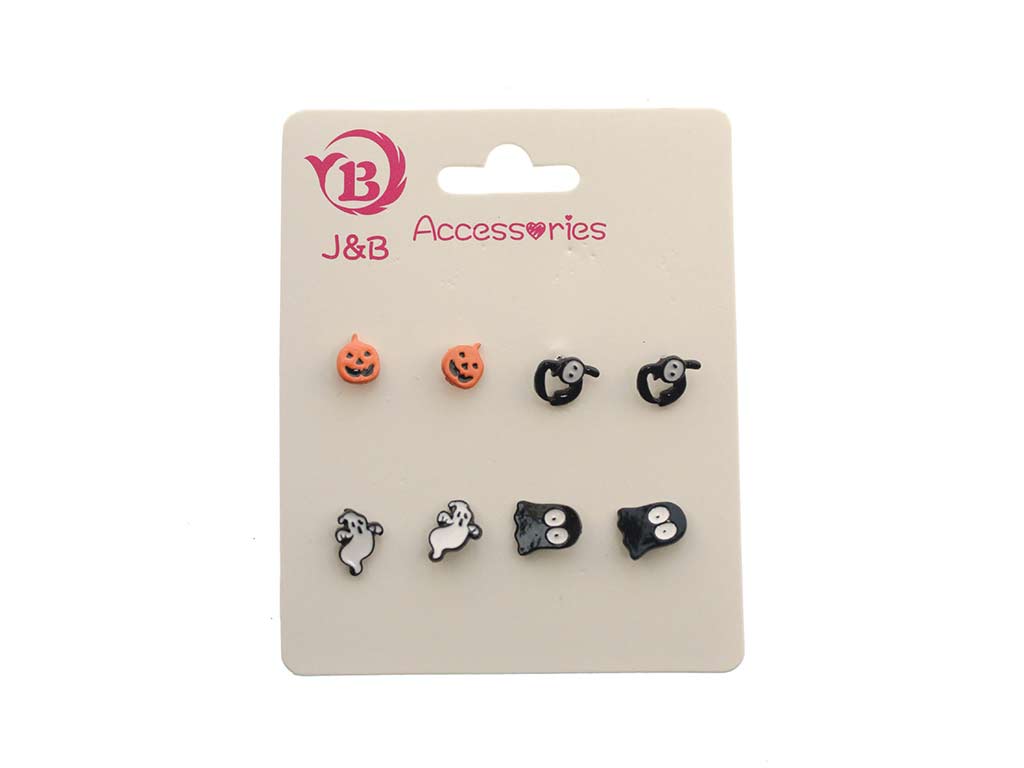 PACK 4 PARES PENDIENTES HALLOWEEN cod. 5500488