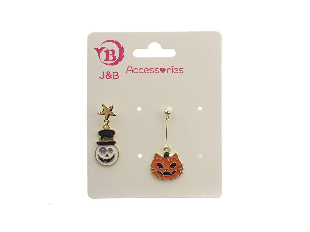 PACK 1 PAR PENDIENTES HALLOWEEN SURTIDOS cod. 5500490