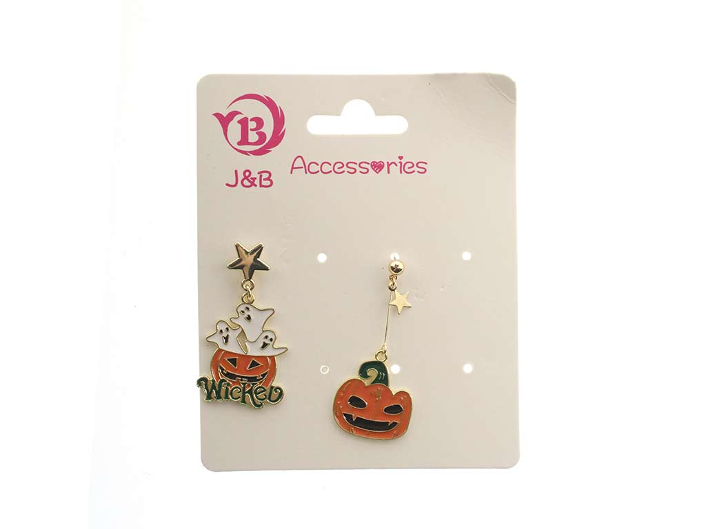 PACK 1 PAR PENDIENTES HALLOWEEN SURTIDOS cod. 5500491