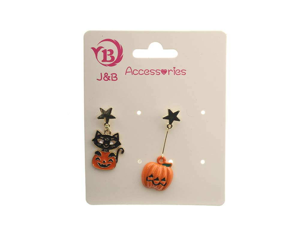 PACK 1 PAR PENDIENTES HALLOWEEN SURTIDOS cod. 5500495