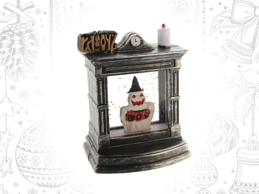 CASA RELOJ LED HALLOWEEN FANTASMA BOO cod. 5500607