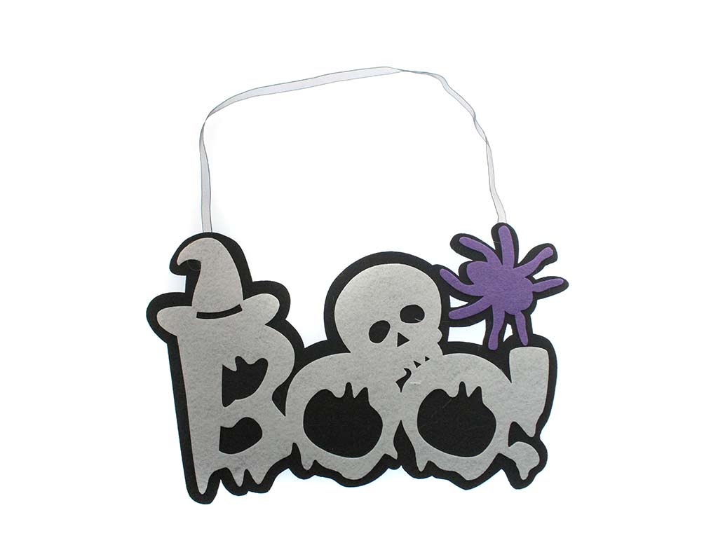 COLGANTE DEC. HALLOWEEN BOO BLANCO cod. 5500634