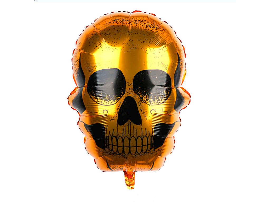 GLOBO CALAVERA NARANJA cod. 5500680