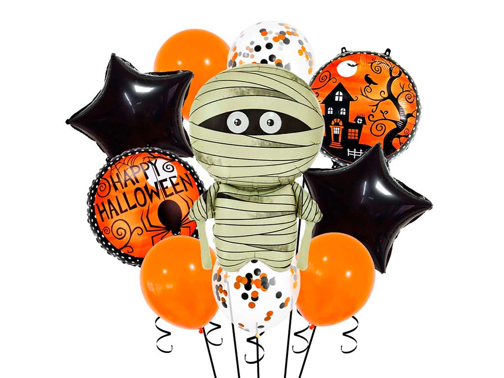 PACK 10 GLOBOS HALLOWEEN cod. 5500685