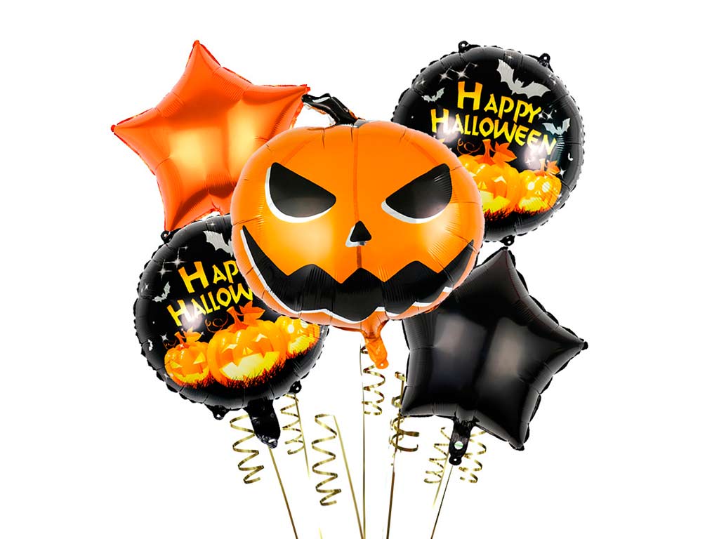 PACK 5 GLOBOS HALLOWEEN cod. 5500686