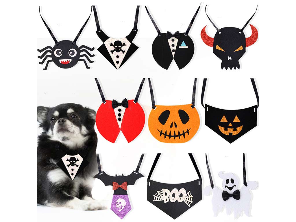 PAÑUELO HALLOWEEN MASCOTAS cod. 5500725