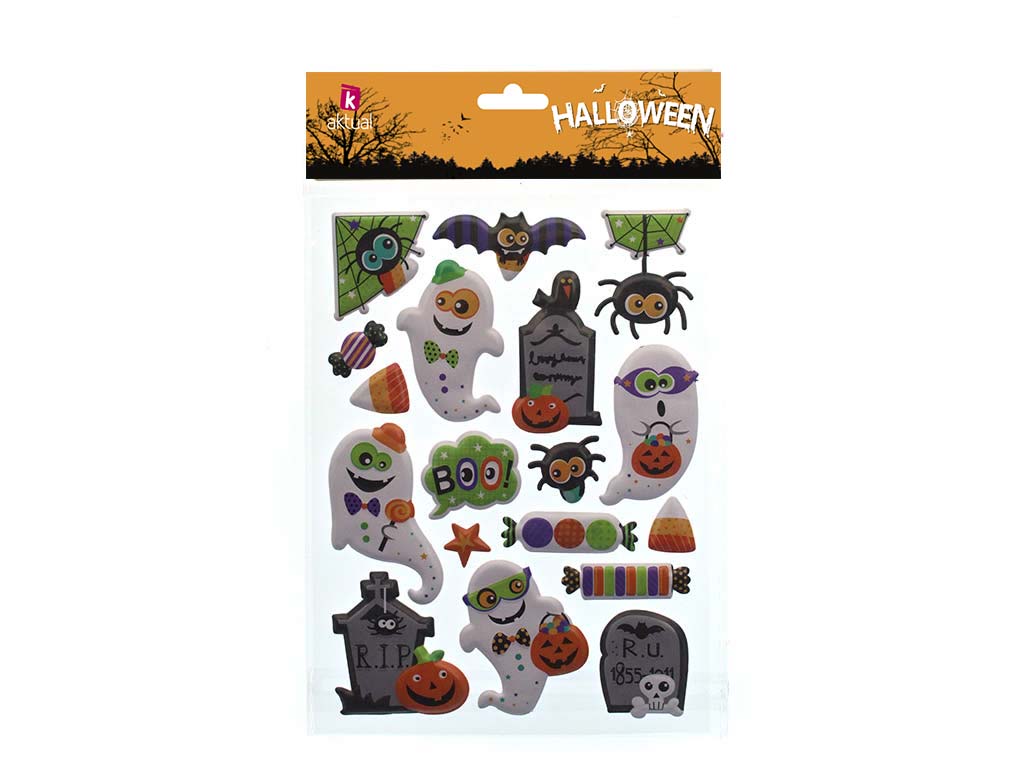 STICKERS SURTIDOS HALLOWEEN X 18 cod. 5500770