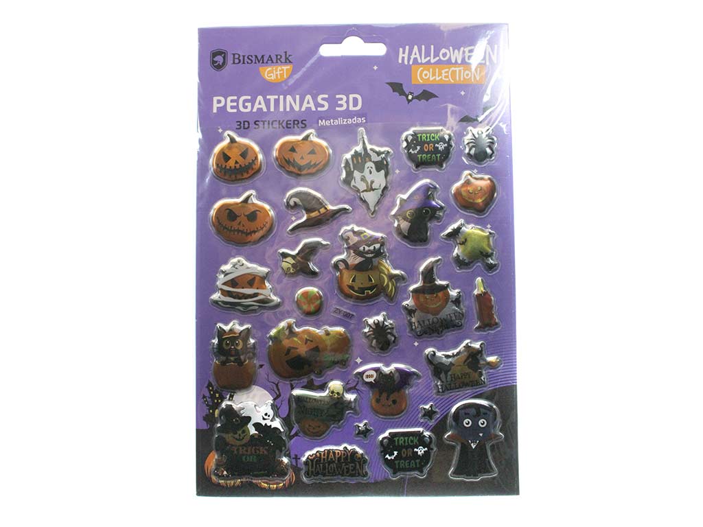 STICKERS SURTIDOS 3D HALLOWEEN cod. 5500774