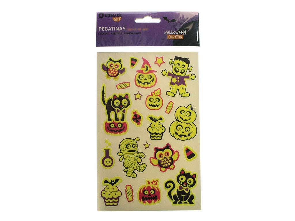 STICKERS BRILLA EN LA OSCURIDAD HALLOWEEN cod. 5500785