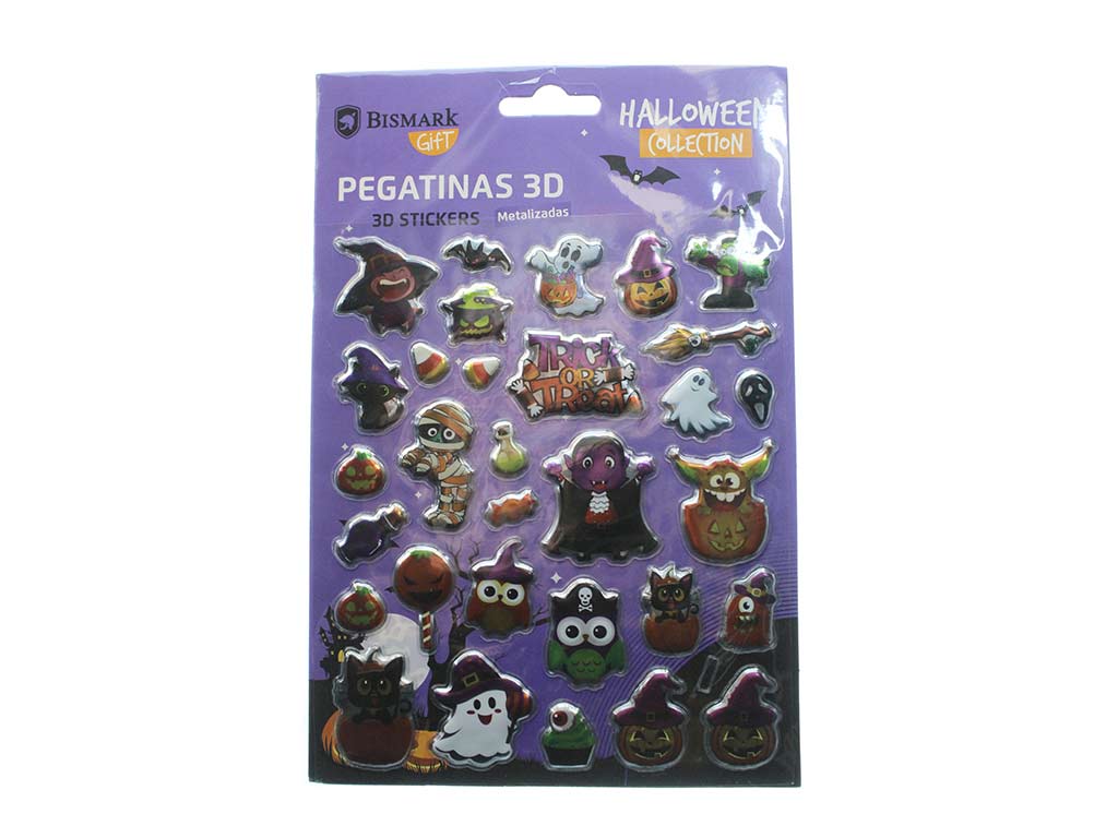 STICKERS SURTIDOS 3D HALLOWEEN cod. 5500789