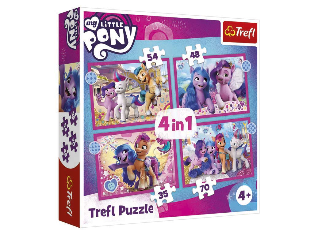 PUZZLE 4 IN 1 MY LITTLE PONY cod. 8000196
