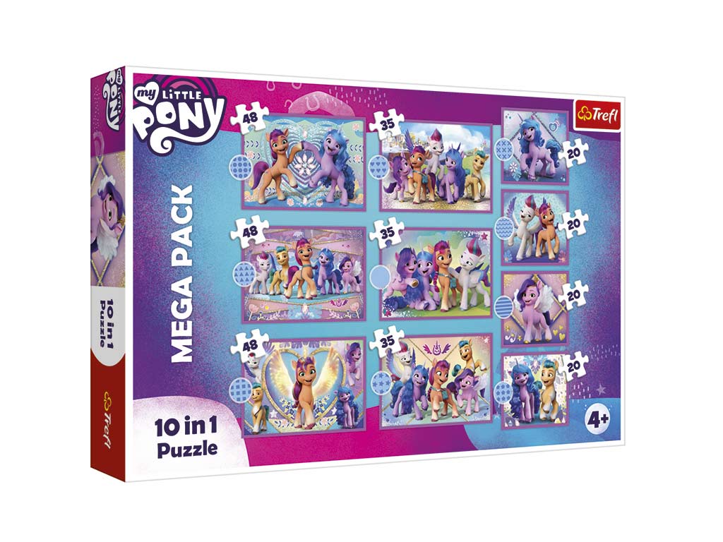 MEGA PACK PUZZLE 10 IN 1 MY LITTLE PONY cod. 8000239