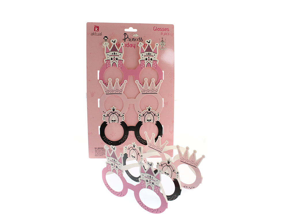 6 SET PRINCESS GLASSES cod. 8000284