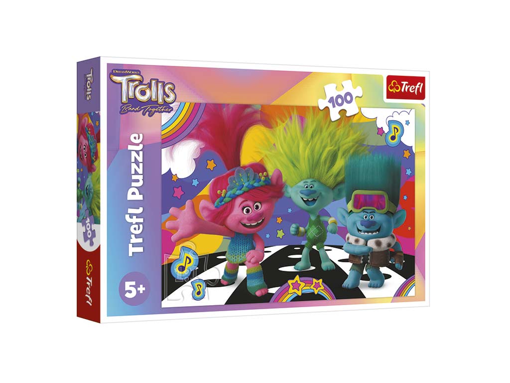 PUZLE 100 PZS. TROLLS cod. 8000318