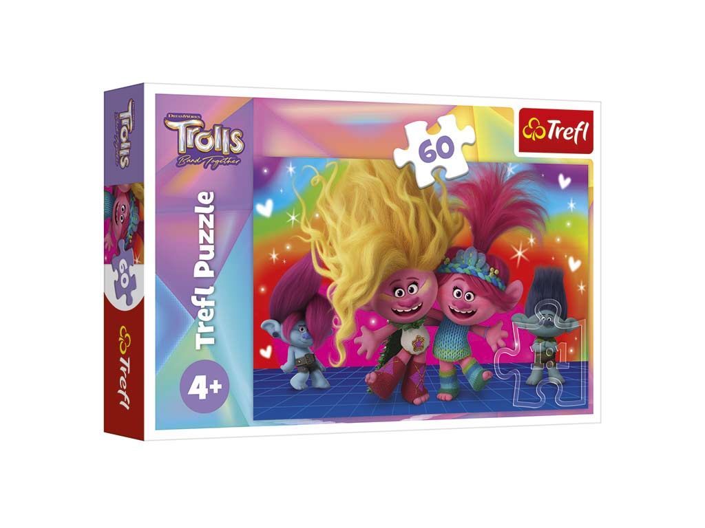 PUZLE 60 PZS. TROLLS cod. 8000324