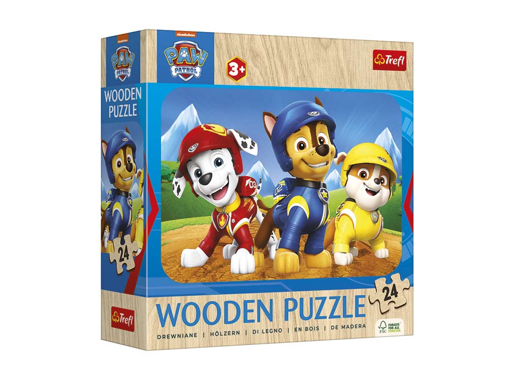 PUZLE 24 PZS. MADERA PAW PATROL cod. 8000336