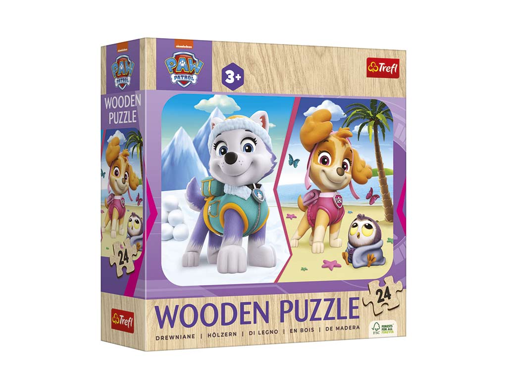 PUZLE 24 PZS. MADERA PAW PATROL cod. 8000337