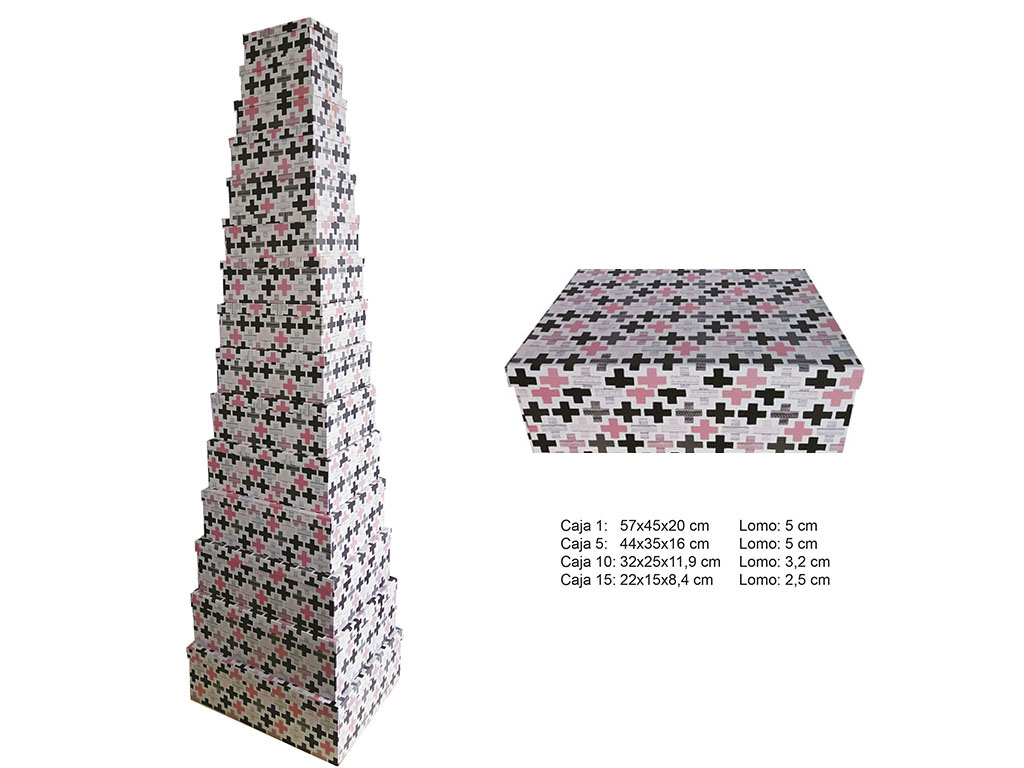 15 BOXES SET CROSSES cod. 9200972