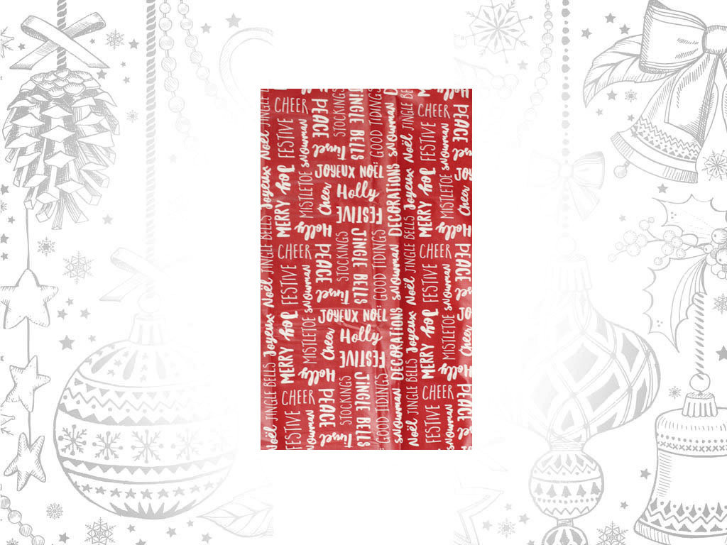 TABLECLOTH PE 132X178 RED FESTIVE cod. 9306159