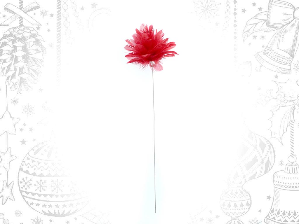 RED FEATHERS FLOWER cod. 9308953