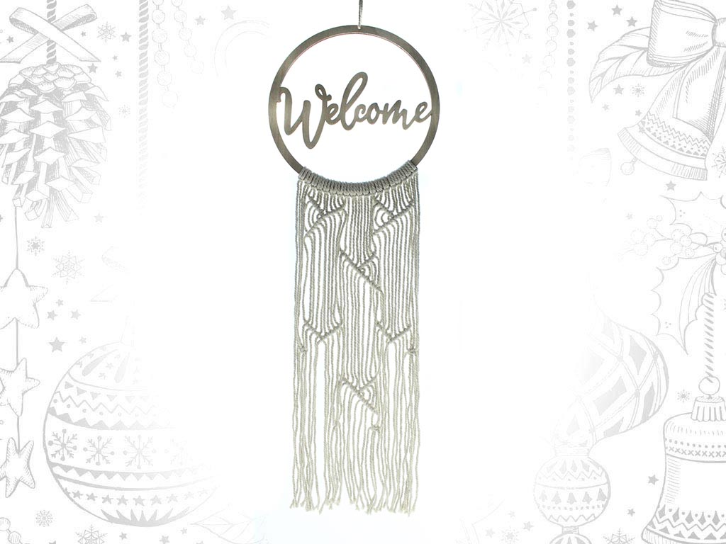 WELCOME ROUND ORNAMENT cod. 9309860