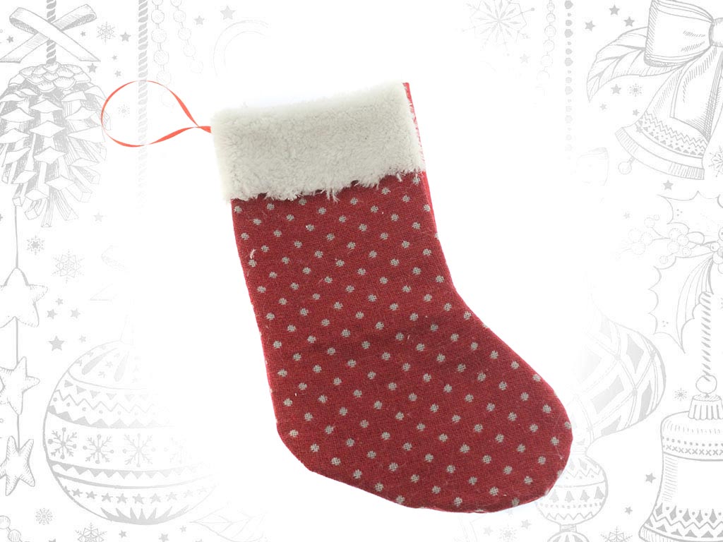 LARGE RED STOCKING ORNAMENT cod. 9311178