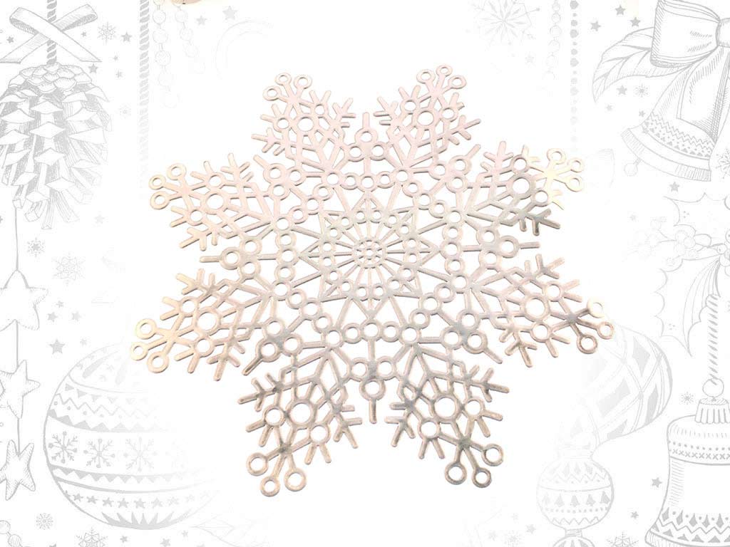 SILVER SNOWFLAKE PLACEMAT cod. 9314460