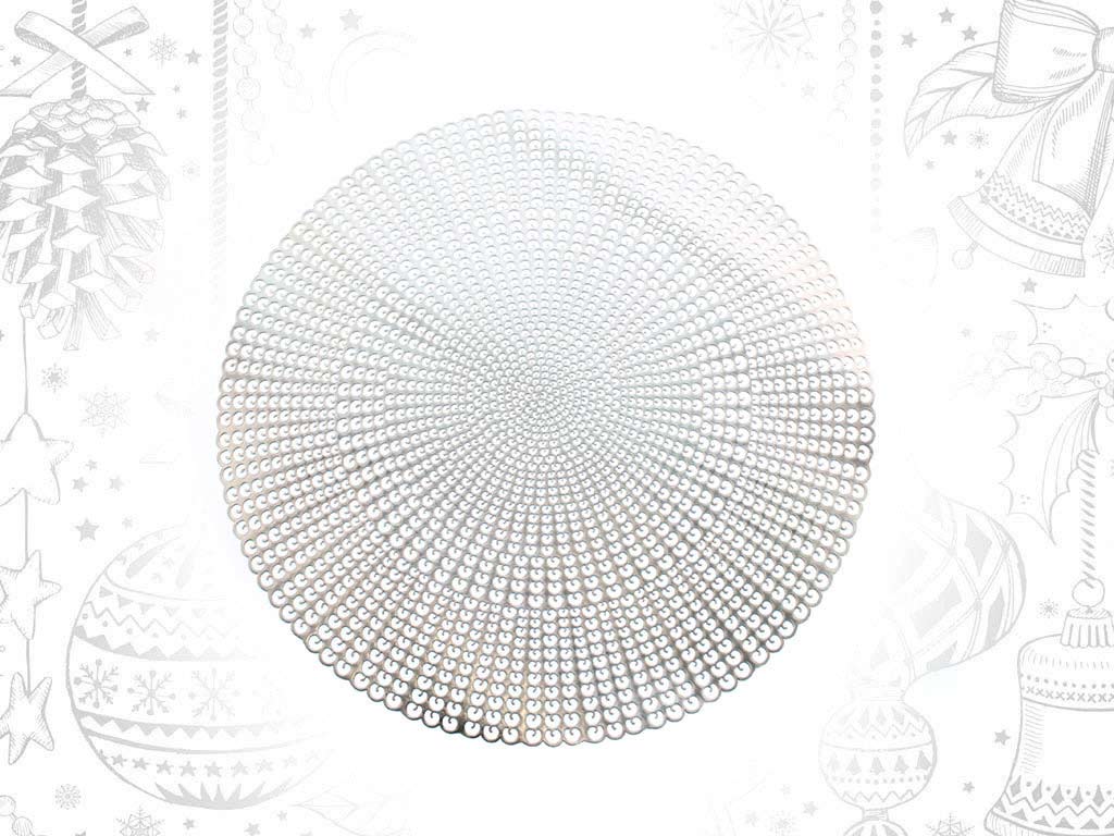 SILVER ROUND PLACEMAT cod. 9314467