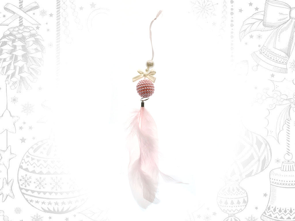 PINK FEATHER ORNAMENT cod. 9314497