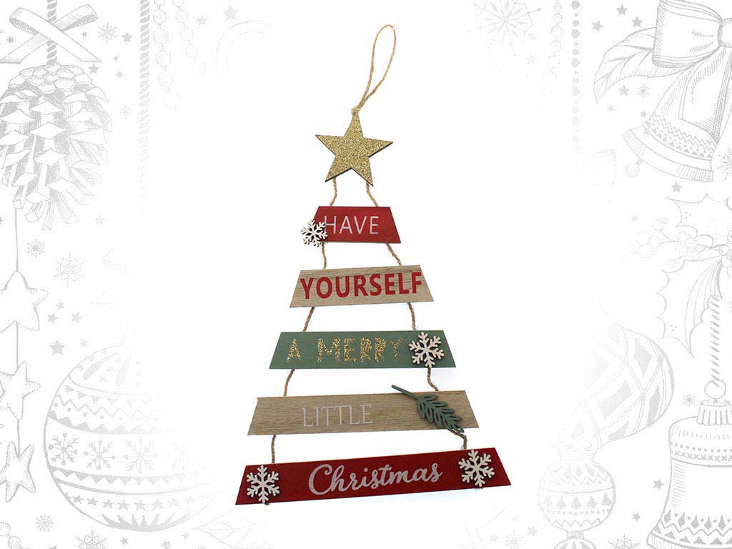 COLOURFUL CHRISTMAS TREE ORNAMENT cod. 9315055