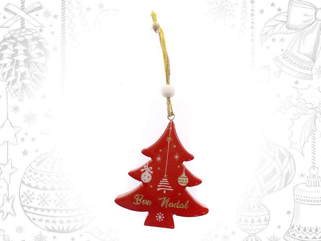 COLGANTE ARBOL ROJO BON NADAL cod. 9317230