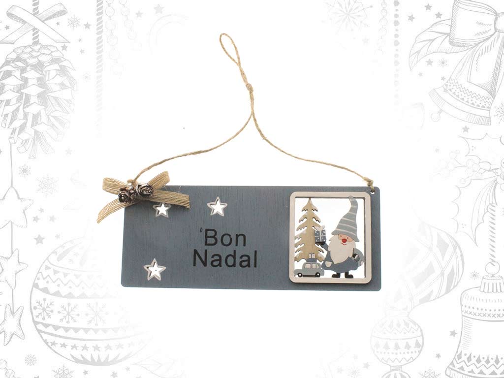 COLGANTE AZUL SANTA BON NADAL cod. 9317910